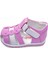 Ortopedik Kız Bebek ve Çocuk Sandaleti KBGCM2406 Pembe Beyaz 24 7
