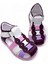 Ortopedik Kız Bebek ve Çocuk Sandaleti KBGCM2406 Bordo Pembe Beyaz 24 3