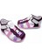 Ortopedik Kız Bebek ve Çocuk Sandaleti KBGCM2406 Bordo Pembe Beyaz 24 6