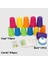 Kids Montessori Toys Stack Cup Battle Masa Oyunu Kartı Eğitim Entelektüel Aydınlatma Renk Biliş Mantık Eğitim Renk: Çift Bell Seti (Yurt Dışından) 1