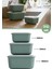 3’lü Erzak Gıda Saklama Kabı, Buzdolabı Düzenleyici Organizer 3’lü Set (600ML,1100ML,1800ML) 1