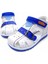 Ortopedik Erkek Bebek ve Çocuk Sandaleti EBTKL2407 Beyaz Saks 23 1