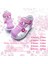 Ortopedik Kız Bebek ve Çocuk Sandaleti KBTKL2407 Lila Beyaz Pembe 22 5