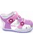Ortopedik Kız Bebek ve Çocuk Sandaleti KBTKL2407 Lila Beyaz Pembe 22 7