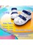 Ortopedik Erkek Bebek ve Çocuk Sandaleti EBTKL2407 Beyaz Lacivert 25 5