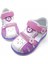 Ortopedik Kız Bebek ve Çocuk Sandaleti KBTKL2407 Beyaz Lila Pembe 24 1