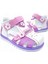 Ortopedik Kız Bebek ve Çocuk Sandaleti KBTKL2407 Beyaz Lila Pembe 24 3