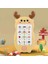 Bebek Telefon Oyuncakları Müzik Ses Telefon Uyku Oyuncakları ile Teether Simülasyonlu Telefon Bebek Bulmaca Erken Eğitim Oyuncak Çocuk Hediyeleri Renk: Geyik-Sarı (Yurt Dışından) 1
