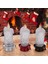 Yeşil LED Işıklı Pilli Mum Altı Gümüş Renk Noel Süsleme Gece Lamba Aydınlatma 13,5x8,5cm 1 Adet 4