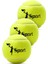 3 Adet Tenis Topu Başlangıç Seviye Eğitim Antrenman Amatör Maç Topu Tennis Ball 1