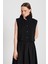Kadın Siyah Hannah Düğmeli Yelek 29090 2