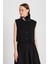 Kadın Siyah Hannah Düğmeli Yelek 29090 4