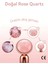 Titreşimli Rose Pembe Quartz Taşı 3d Yüz Masaj Silindiri 3