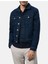 Erkek Düğmeli Likralı Slim Fit Kot Ceket 2
