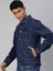 Erkek Düğmeli Likralı Slim Fit Kot Ceket 2