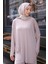 Gül Kurusu Piliseli Sandy Tunik Pantolon Takım 4