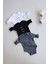 3lü Nakışlı Çıt Çıtlı Uzun Kollu Body Zıbın Set Model 7 5