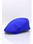 Saks Mavi Kasket Pamuklu London Flat Cap Şapka 1