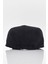 Erkek Düz Pamuklu Siyah Flat Cap Kasket 3