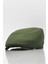 Erkek Düz Pamuklu Yeşil Flat Cap Kasket 2