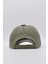 Haki Deri Erkek Kep Şapka 2