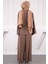 Vizon Bel Bağlamalı Modal Kimono Pantolonlu Takım 3