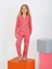 Düğmeli Kız Uzun Kollu 'hoho' Model Pijama Takımı 2