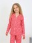 Düğmeli Kız Uzun Kollu 'hoho' Model Pijama Takımı 3