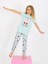 Kız Çocuk Kısa Kollu %100 Pamuklu Pijama Takımı Cherry 4