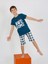 Erkek Çocuk Kısa Kollu Kapri %100 Pamuklu Pijama Takımı Awesome 1
