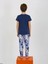 Erkek Çocuk Kısa Kollu Düğme Detaylı %100 Pamuklu Pijama Takımı The Palm 4