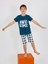 Erkek Çocuk Kısa Kollu Kapri %100 Pamuklu Pijama Takımı Awesome 3
