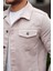 Erkek Slim Fit Denim Kot Ceket 2