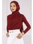 Bordo Önü Drapeli Sandy Bluz 4