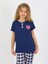 Kız Çocuk Kısa Kollu Düğme Detaylı %100 Pamuklu Pijama Takımı Special Love 1