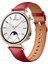 Huawei Watch Gt4 41MM Ile Uyumlu Starlight Gold Metal Tokalı Deri Zarif Şık Kordon 1