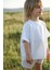 Beyaz Oversize T-Shirt ve Şort Takım 4