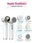 6 Başlık 3 Aşamalı LED Şarjlı Ekranlı Peeling Yüz Masaj Cilt Bakım Cihazı Aleti Frimatör Brush 3