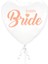 Team Bride Baskılı Beyaz Kalp Folyo Balon 18 Inç 1