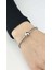 Duyarlılık Etiketi ve Charm Taşıyıcı Paslanmaz Bileklik 141, Küre Klipsli 17CM 2
