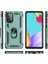 Samsung Galaxy A52S Kılıf Sofya Yüzüklü Silikon Kapak - Yeşil Zngzr 3