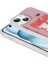 Apple iPhone 14 Uyumlu Kabartma Figürlü Parlak Rntc Minimini Silikon Kapak-Kırmızı 4