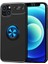 iPhone 13 Mini Uyumlu Rntc Ravel Silikon Kapak-Siyah-Mavi 1
