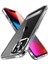 Apple iPhone 14 Plus Uyumlu Standlı Şeffaf Silikon Rntc L-Stand Kapak-Renksiz 2