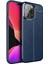 Apple iPhone 14 Pro Max Kılıf Rntc Niss Silikon Kapak-Lacivert 1