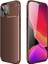 Apple iPhone 13 Mini Uyumlu Rntc Negro Silikon Kapak-Kahverengi 1