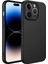 Apple iPhone 14 Pro Max Uyumlu Rntc Kamera Korumalı Mara Laaakan Kapak-Siyah 1