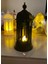 Ramazan Feneri - (Tealight LED Hediyeli ) Fanos Ev Ofis Süsü Hoşgeldin Ramazan Işık Modern Dekorati 1