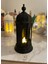 Ramazan Feneri - (Tealight LED Hediyeli ) Fanos Ev Ofis Süsü Hoşgeldin Ramazan Işık Modern Dekorati 3