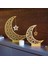 33 cm Metal Ramazan Hilali Masaüstü Islami Dekor - Ramazan Süsleri - Ev Dekorasyon - WAMH169 3